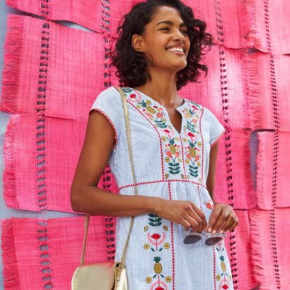 boden bea linen dress